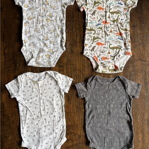 Carter’s 18M Assorted Colorful Striped & Patterned Baby Onesies